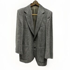 Vintage Angels Flight‎ Tobias Kotzin Men’s 40R Blazer Jacket Gray Wool Tweed USA
